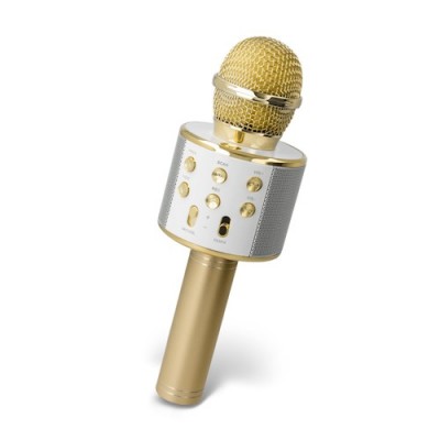 Forever BMS-300 μικρόφωνο με ενσωματωμένο ηχείο Bluetooth Χρυσό
