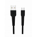 Swissten Micro USB Καλώδιο 1m Μαύρο 