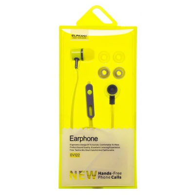 Handsfree Ακουστικά ELMCOEI EV122 Κίτρινο