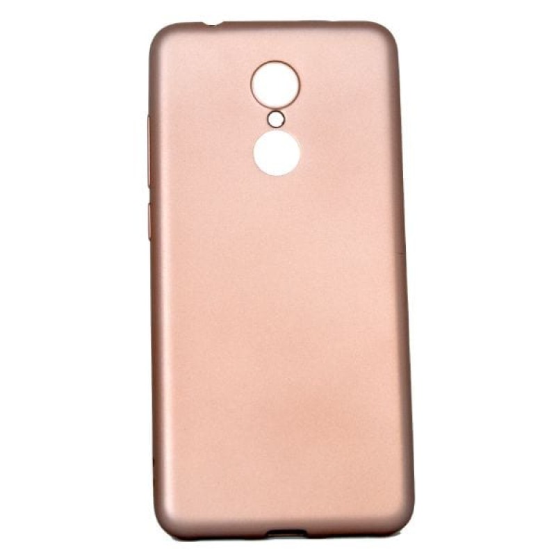 OEM Soft Matt Θήκες Σιλικόνης Για Xiaomi Redmi Note 4 / Note 4X  Χρυσή - Ροζ