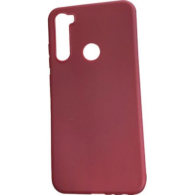 Oem Θήκη Σιλικόνης Matt 1,2 mm Για Xiaomi Redmi Note 8 / Note 8 2021  Μπορντό