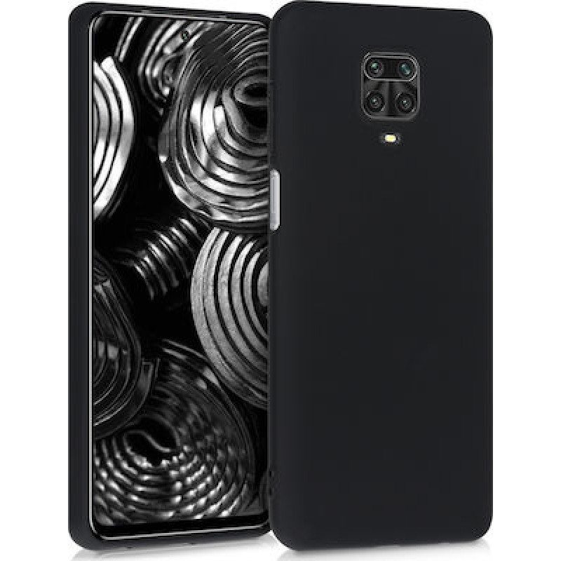 Oem Θήκη Σιλικόνης Matt 1,2 mm Για Xiaomi Redmi Note 9 Pro / Redmi Note 9s / Note 9 Pro Max Μαύρο