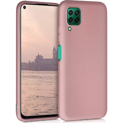 Oem Θήκη Σιλικόνης Soft 2.0 mm Για Huawei P40 Lite  Χρυσή - Ροζ