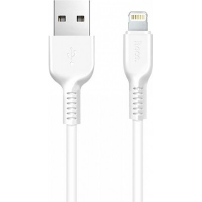 Hoco Regular Lighting USB Data Cable 1m X13 Λευκό 