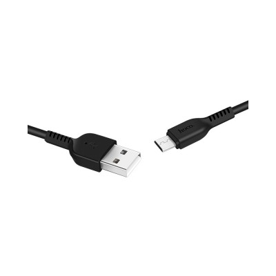 Hoco Regular Micro USB Data Cable 1m X13 Μαύρο 