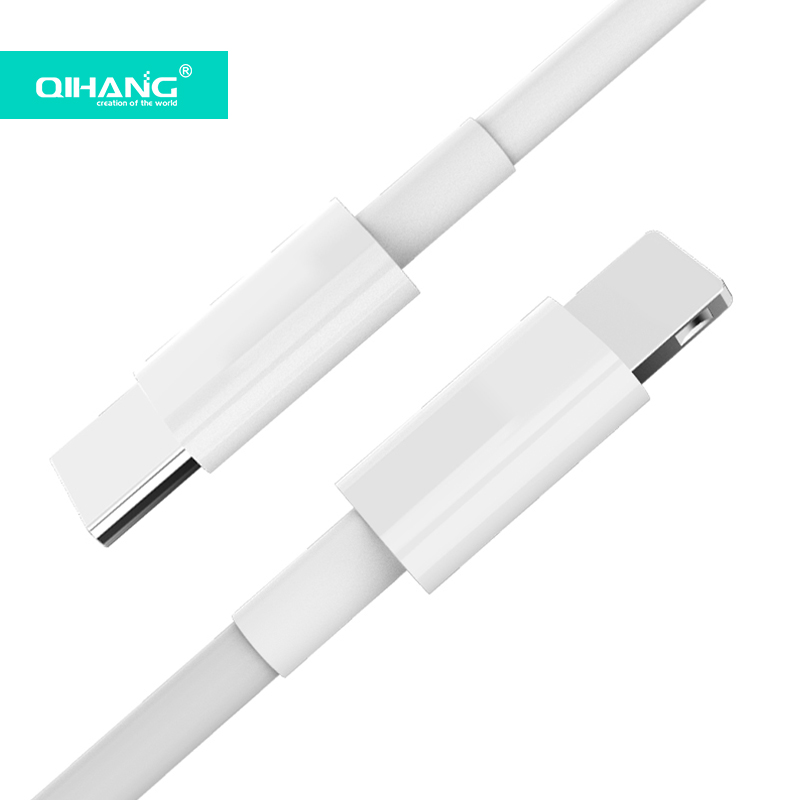 Qihang QH-C42 καλώδιο 1.2 M 30 W Fast Charging Type c To Lighting Λευκό BOX