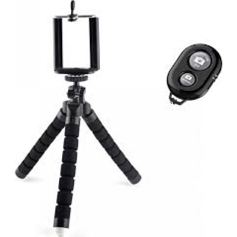 Ezra - 98550 Universal Bluetooth Selfie Stick Τριποδο Μαύρο