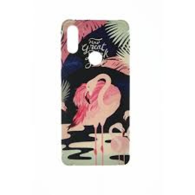  OEM Απλή Θήκη Σιλικόνης Για Samsung  J7 (2017) Με Σχέδια Flamingo ροζ  Samsung Galaxy J7 2017