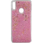 Oem Θήκη TPU Με Υγρό Glitter Για Samsung Galaxy A40 Ροζ