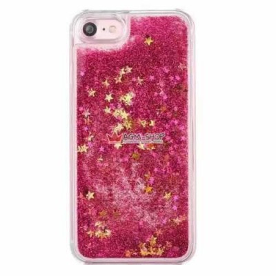 Oem Θήκη TPU Με Υγρό Glitter Για    Huawei P20  Φούξια