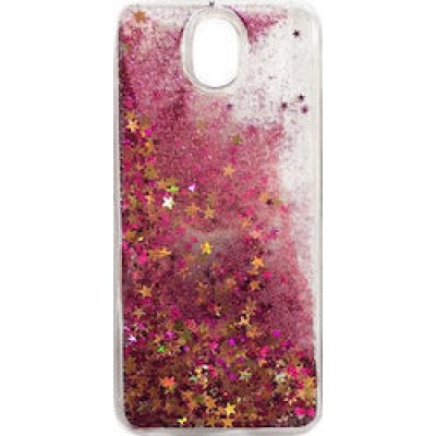 Oem Θήκη TPU Με Υγρό Glitter Για   Samsung Galaxy J5 2017  Φούξια