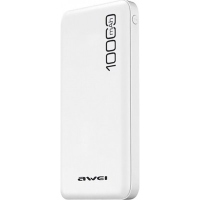 Awei P28K  Adaptive Charge Power Bank 10000 mAh - Λευκό